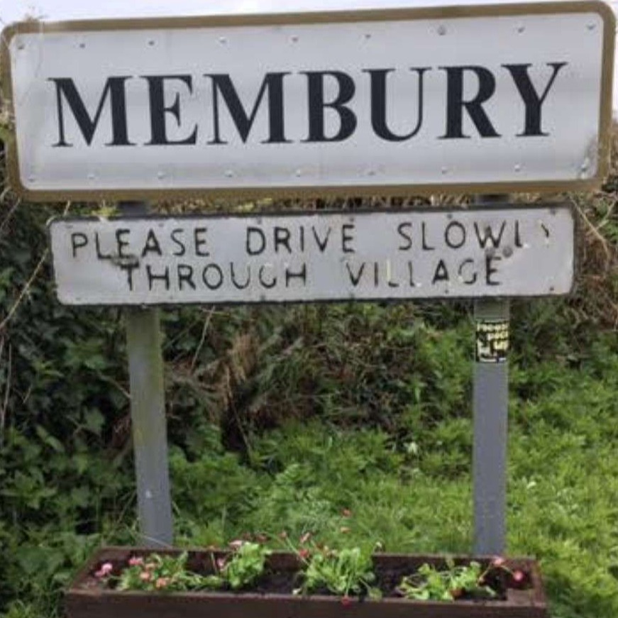 membury village sign